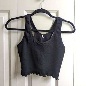 Ribbed Cropped Tank